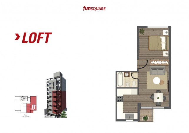 EDIFICIO NUEVO, CHAUVIN, EXCELENTE, 2 AMBIENTES EN DUPLEX, CON COCHERA, BALCON Y TERRAZA!!!!