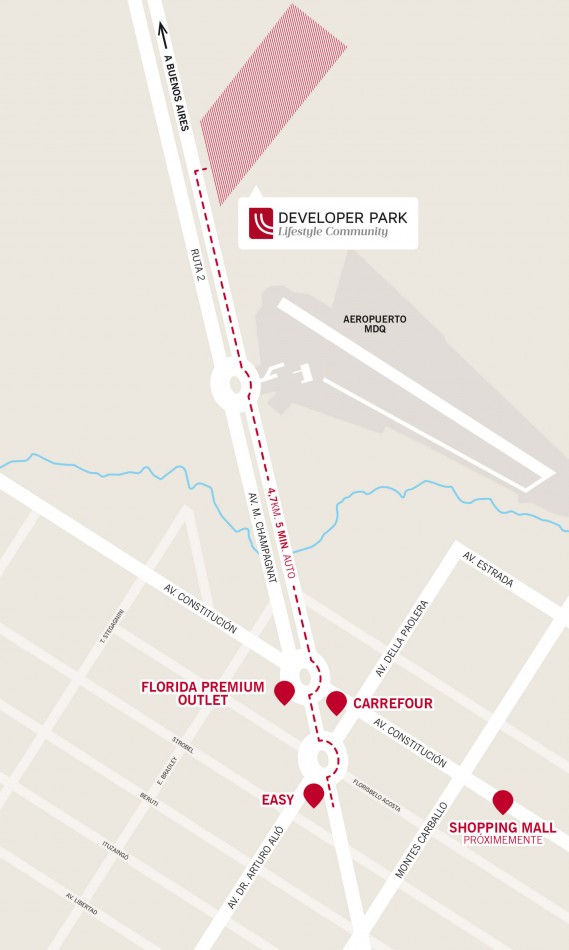 VENTA LOTE EN DEVELOPER PARK, ZONA AEROPUERTO MDP,