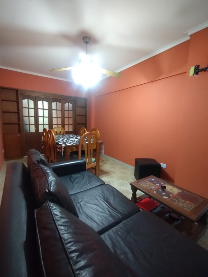 Alquiler 24 meses departamento dos ambientes con cochera amueblado zona Guemes 