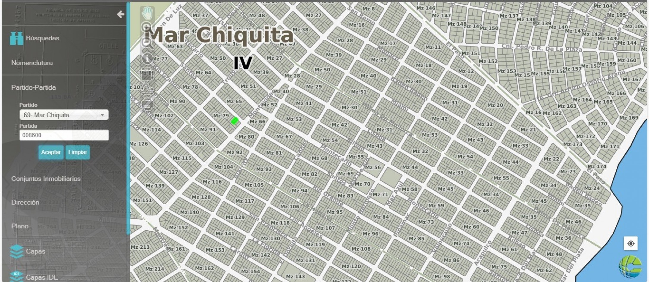 SUPER LOTE EN MAR CHIQUITA !!! CALLE SANTOS Y MONTEVIDEO, A POCOS  METROS DE LA RUTA Y DEL MAR