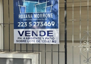 VENTA MDP, CASA 4 AMB. CON PATIO, BARRIO SAN JOSE